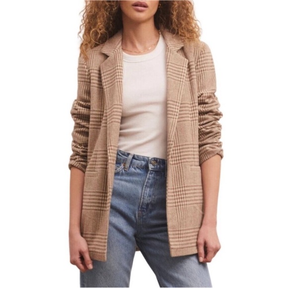 Z Supply Jackets & Blazers - Z Supply Anna Plaid Blazer